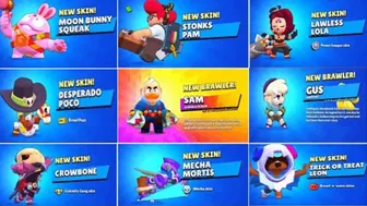 All New Skins Brawler Unlock Animations | Brawl Stars