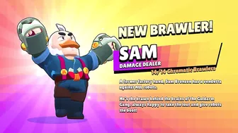 SAM BRAWLER SNEAK PEEK BRAWL STARS NEW UPDATE