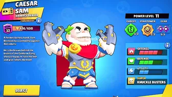 Sam's Animation, Skin, Custom Pins & More | Brawl Stars Season 14 #robotfactory