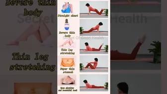 Yoga pilates - reduce body fat || Stretches for Lower Back, Hamstrings, Hips & Inner Thighs #fitness