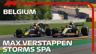 Verstappen Storms Through The Field At Spa! | 2022 Belgian Grand Prix