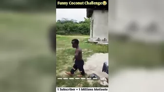 Funny Coconut Challenge ???????? || #shorts