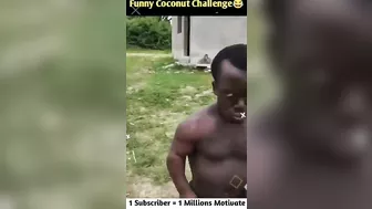 Funny Coconut Challenge ???????? || #shorts