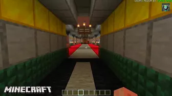 Glitch in Roblox Doors Vs in Minecraft