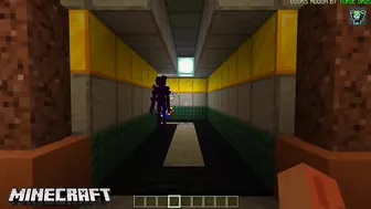 Glitch in Roblox Doors Vs in Minecraft