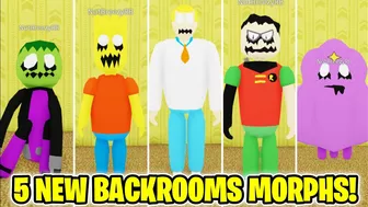 How to get ALL 5 NEW BACKROOMS MORPHS in Backrooms Morphs (ROBLOX)