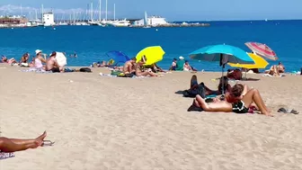 Beach Barceloneta, Barcelona beach walk/walking Spain best beaches