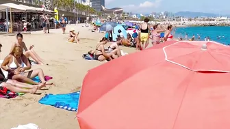 Beach Barceloneta, Barcelona beach walk/walking Spain best beaches