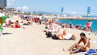 Beach Barceloneta, Barcelona beach walk/walking Spain best beaches