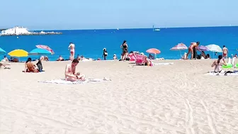 Beach Barceloneta, Barcelona beach walk/walking Spain best beaches