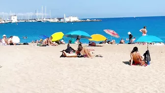 Beach Barceloneta, Barcelona beach walk/walking Spain best beaches