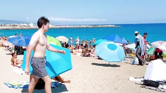 Beach Barceloneta, Barcelona beach walk/walking Spain best beaches