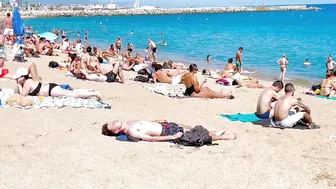 Beach Barceloneta, Barcelona beach walk/walking Spain best beaches