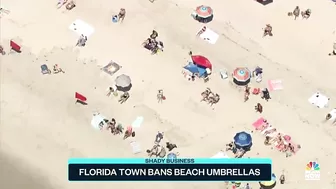 Florida Residents Push Back On Town's Beach Umbrella Ban