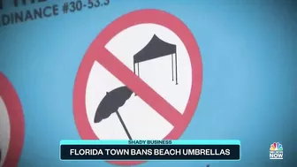 Florida Residents Push Back On Town's Beach Umbrella Ban