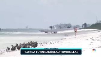 Florida Residents Push Back On Town's Beach Umbrella Ban