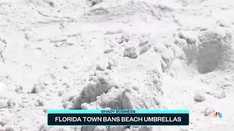 Florida Residents Push Back On Town's Beach Umbrella Ban