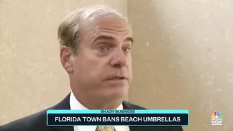 Florida Residents Push Back On Town's Beach Umbrella Ban