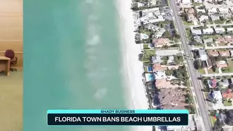 Florida Residents Push Back On Town's Beach Umbrella Ban