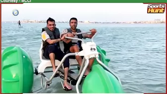 Suryakumar Yadav, Virat Kohli, Rohit Sharma के Dubai Beach मजे देखे क्या? Team India Fan in Dubai