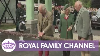 Prince Charles Opens Jubilee Archway at the Highland Games