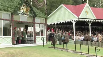 Prince Charles Opens Jubilee Archway at the Highland Games