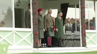 Prince Charles Opens Jubilee Archway at the Highland Games