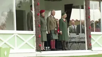 Prince Charles Opens Jubilee Archway at the Highland Games