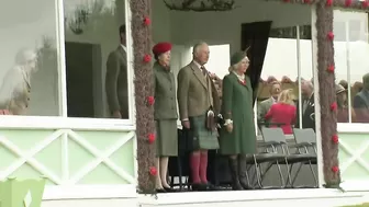 Prince Charles Opens Jubilee Archway at the Highland Games