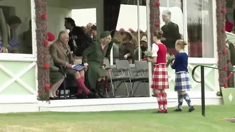 Prince Charles Opens Jubilee Archway at the Highland Games