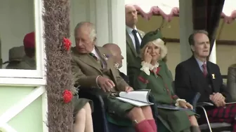 Prince Charles Opens Jubilee Archway at the Highland Games