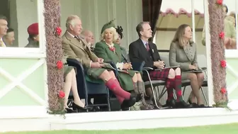 Prince Charles Opens Jubilee Archway at the Highland Games