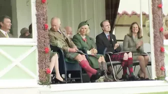 Prince Charles Opens Jubilee Archway at the Highland Games