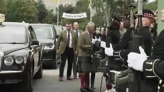 Prince Charles Opens Jubilee Archway at the Highland Games