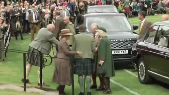 Prince Charles Opens Jubilee Archway at the Highland Games