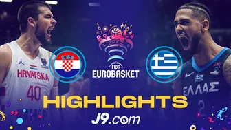 Croatia ???????? - Greece ???????? | Game Highlights - FIBA #EuroBasket 2022