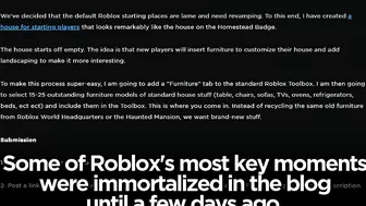 Roblox REMOVED their HISTORY?