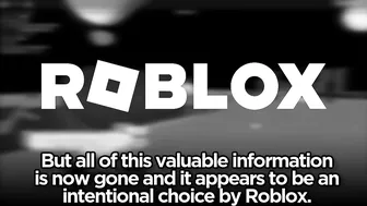 Roblox REMOVED their HISTORY?