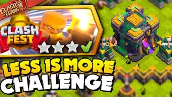 Easily 3 Star the Less is More Challenge (Clash of Clans)