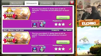 3 ÉTOILES sur le CHALLENGE pour le CLASH FEST de Clash of Clans !