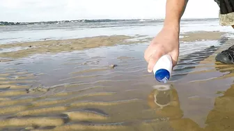 DON'T PUT SALT in These HOLES on the BEACH!