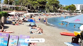 Ibiza Best Beaches |Es Canar Beach At September 2022|Waves sound|Relaxing Beach Ibiza