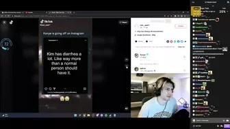 xQc reacts to Kanye posting on Instagram