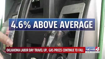 Oklahoma Labor Day travel returning near pre-pandemic levels, gas prices continue to fall