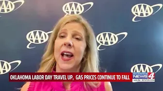 Oklahoma Labor Day travel returning near pre-pandemic levels, gas prices continue to fall