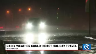 Heavy rain, possible flash flooding to affect holiday travel