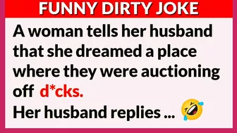 ???? FUNNY DIRTY JOKE THAT MAKES YOU LAUGH SO HARD - Wife shares with her husband the dream she had