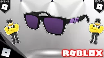 [ITEM GRATIS] COMO CONSEGUIR GAFAS "PURPLE SHADES EVENTO "THE CHAINSMOKERS" en ROBLOX!