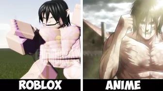 Attack On Titan vs Roblox