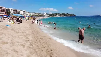 Beach Walking tour - Costa Brava Spain - Spain Holiday, August 2022